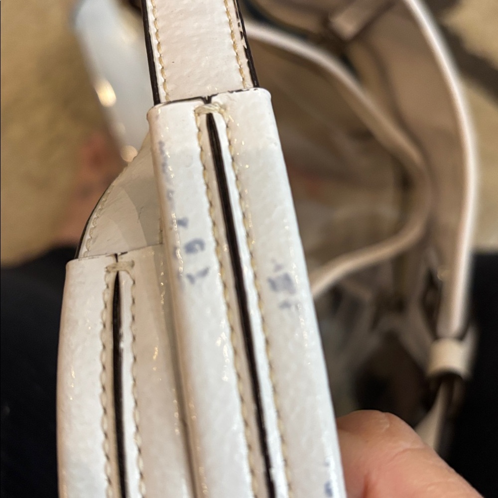 Coach Clear PVC Beach Tote with Blue Canvas Pouch RARE CHARM!!! VINTAGE - Picture 12 of 13